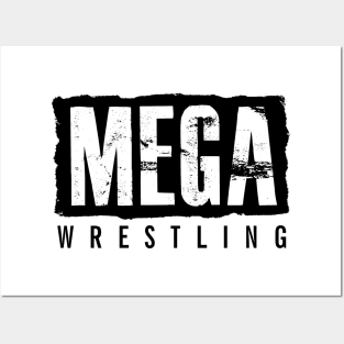 Mega (Black) Logo - Tee Posters and Art